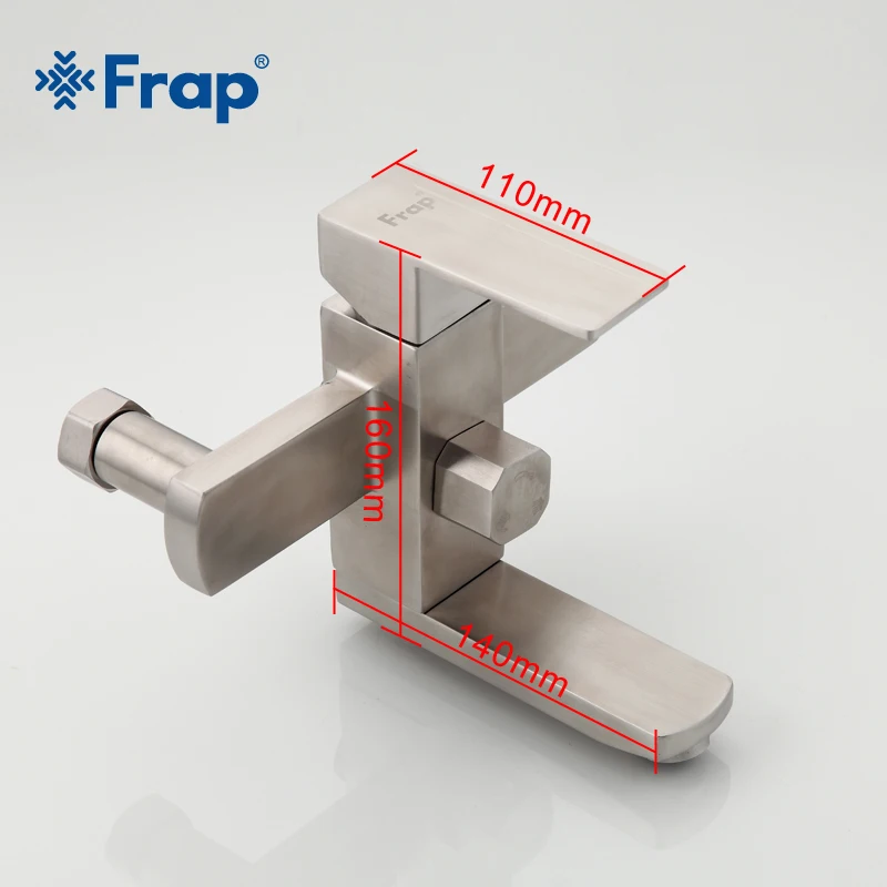 Frap новый роскошный настенный смеситель для душа из нержавеющей стали дождливой