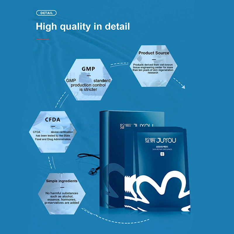 Увлажняющая маска с гиалуроновой кислотой 6 шт. увлажняющая для поры контроль