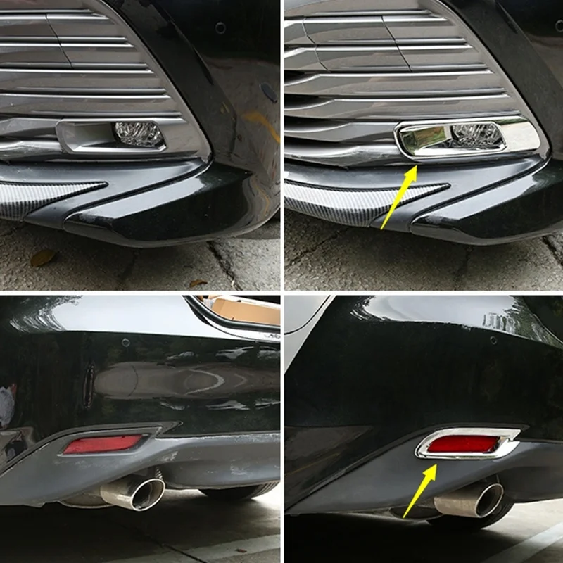 

For Front fog lamp and ABS dyed rear decorative frame For Toyota Camry -2020