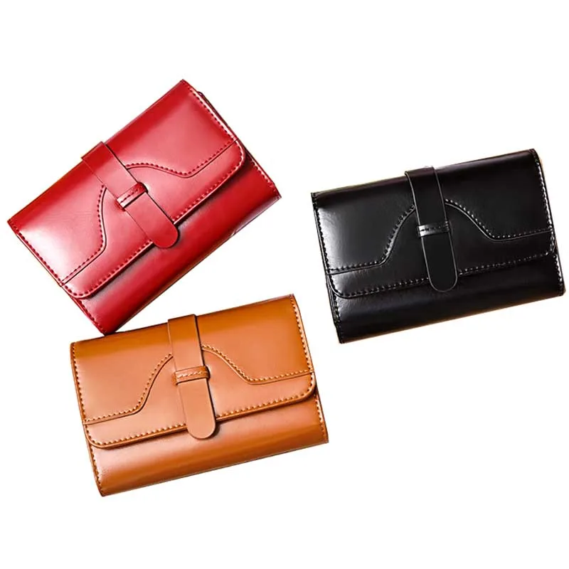 

Fashion Luxury Female Wallet Genuine Leather Wallet Women Blocking Business Credit Card Holder Clutch Money Bag Purse Woman