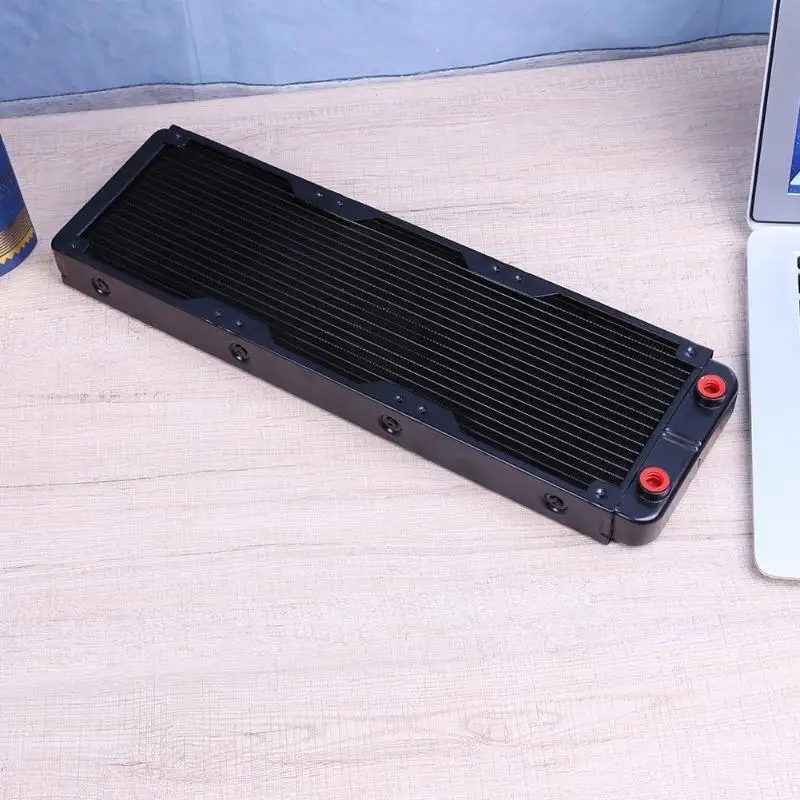 Радиатор для водяного охлаждения компьютера 360 мм 18 трубок радиатор с резьбой G4/1