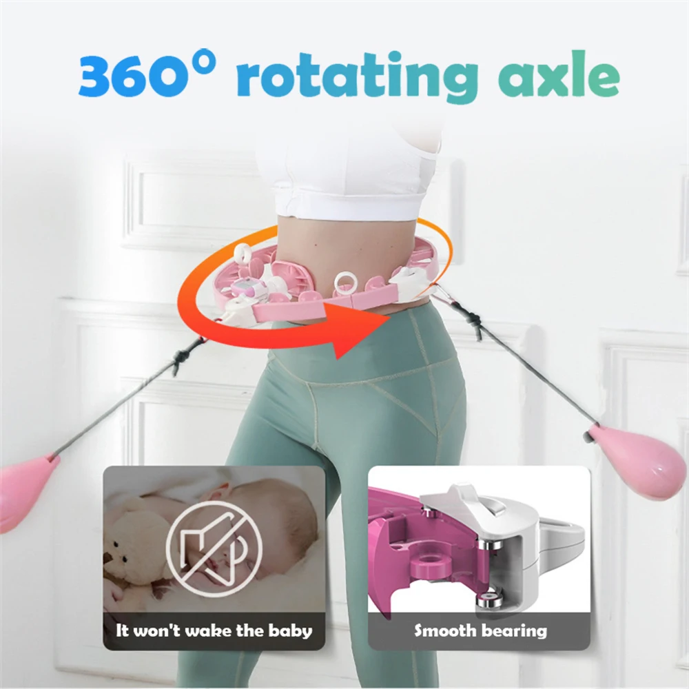 

Спортивные обручи для упражнений на тонкую талию, регулируемые съемные массажные обручи, фитнес-оборудование, домашний тренировочный пояс ...