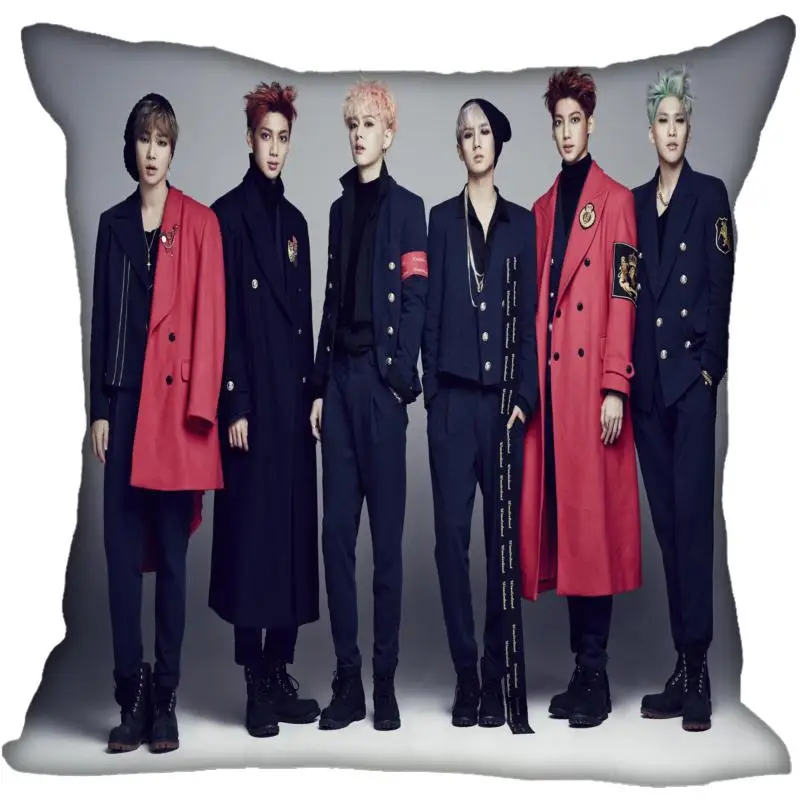 Корейская популярная новинка квадратные шелковые наволочки с принтом бойфренда