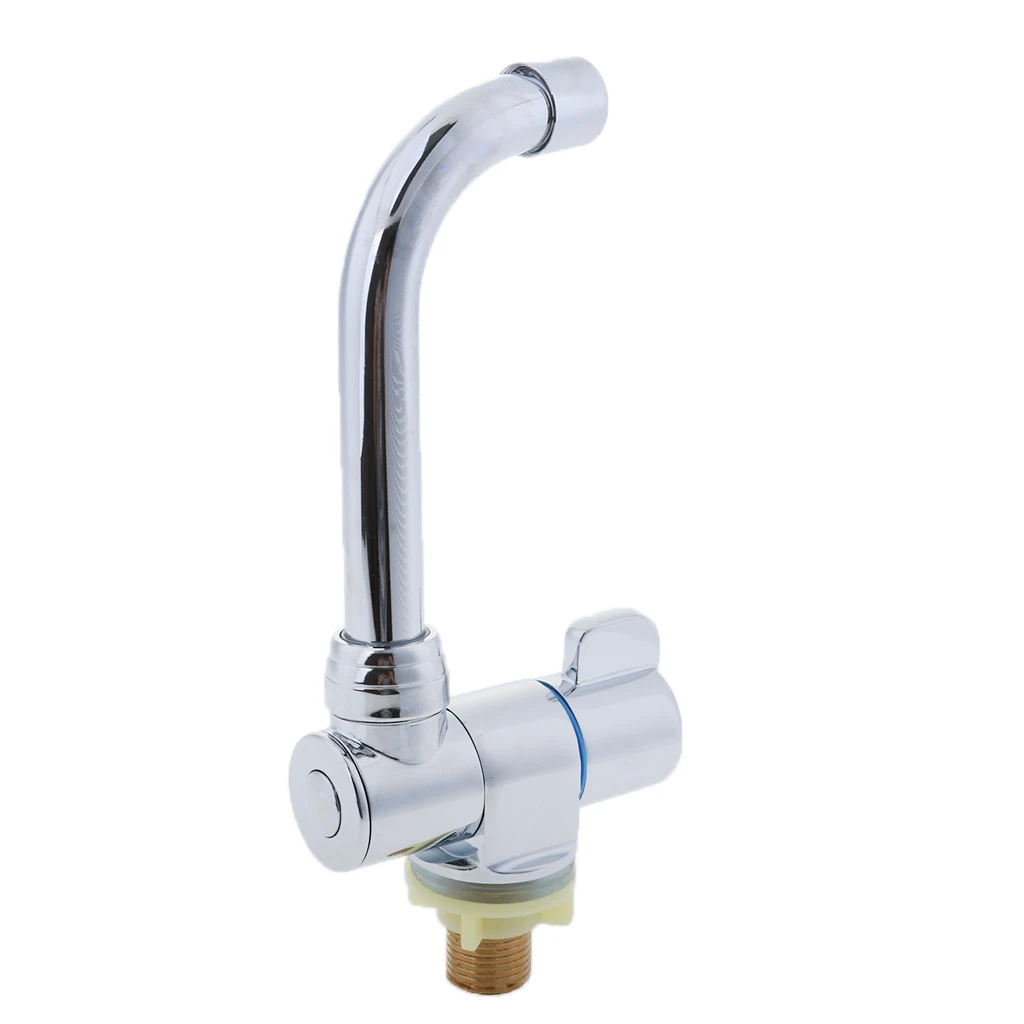 

Marine Kitchen Sink Single Lever Cold Water Faucet Tap 360° Rotating #007