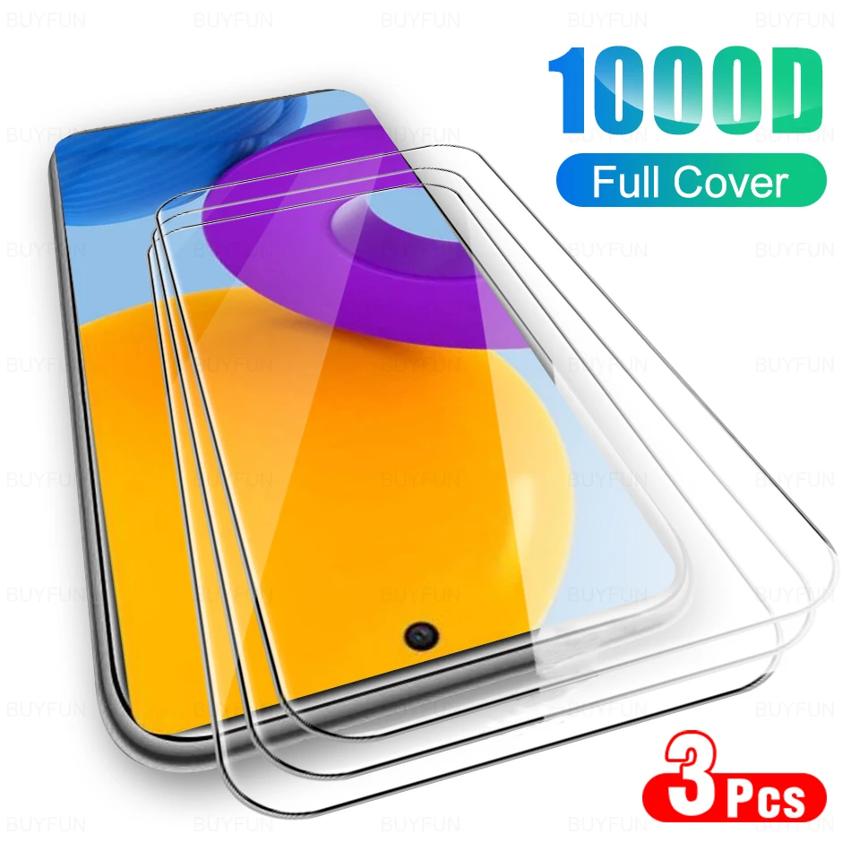 

3 шт., Защитное стекло для Samsung Galaxy M52, Samsung Galaxy M22 M32 M52