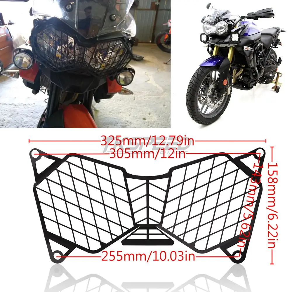 For Triumph Motorcycle Headlight Grille Light Cover Protective Guard Tiger 800 2010-2017 &amp Explorer 1200 12-17 | Автомобили и