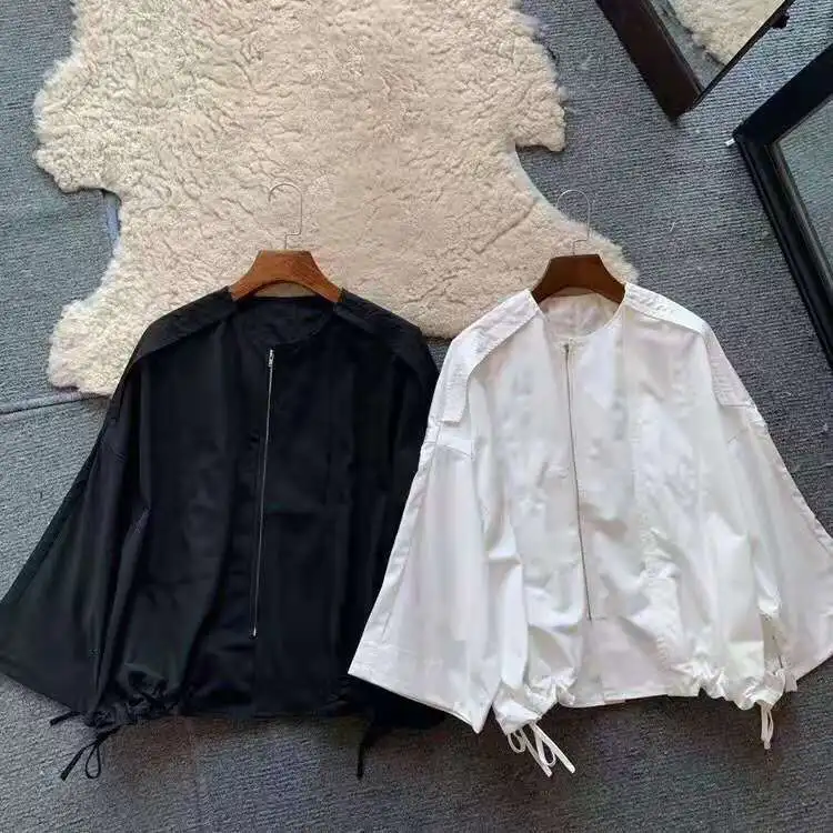 Иностранная куртка Женское пальто короткий тренчкот | Женская одежда