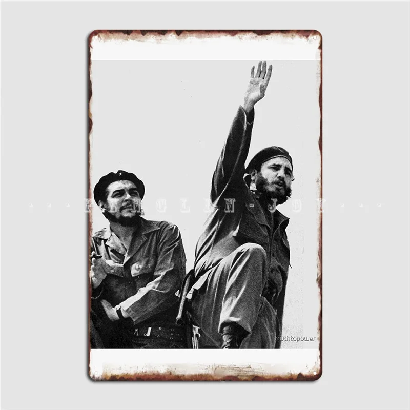 

Металлическая табличка Libertad Cuba-Che Guevara Fidel Castro
