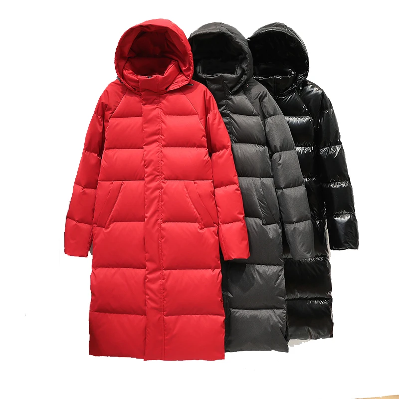 Куртка с капюшоном Женская Толстая зимняя куртка мужская одежда 2020 корейские