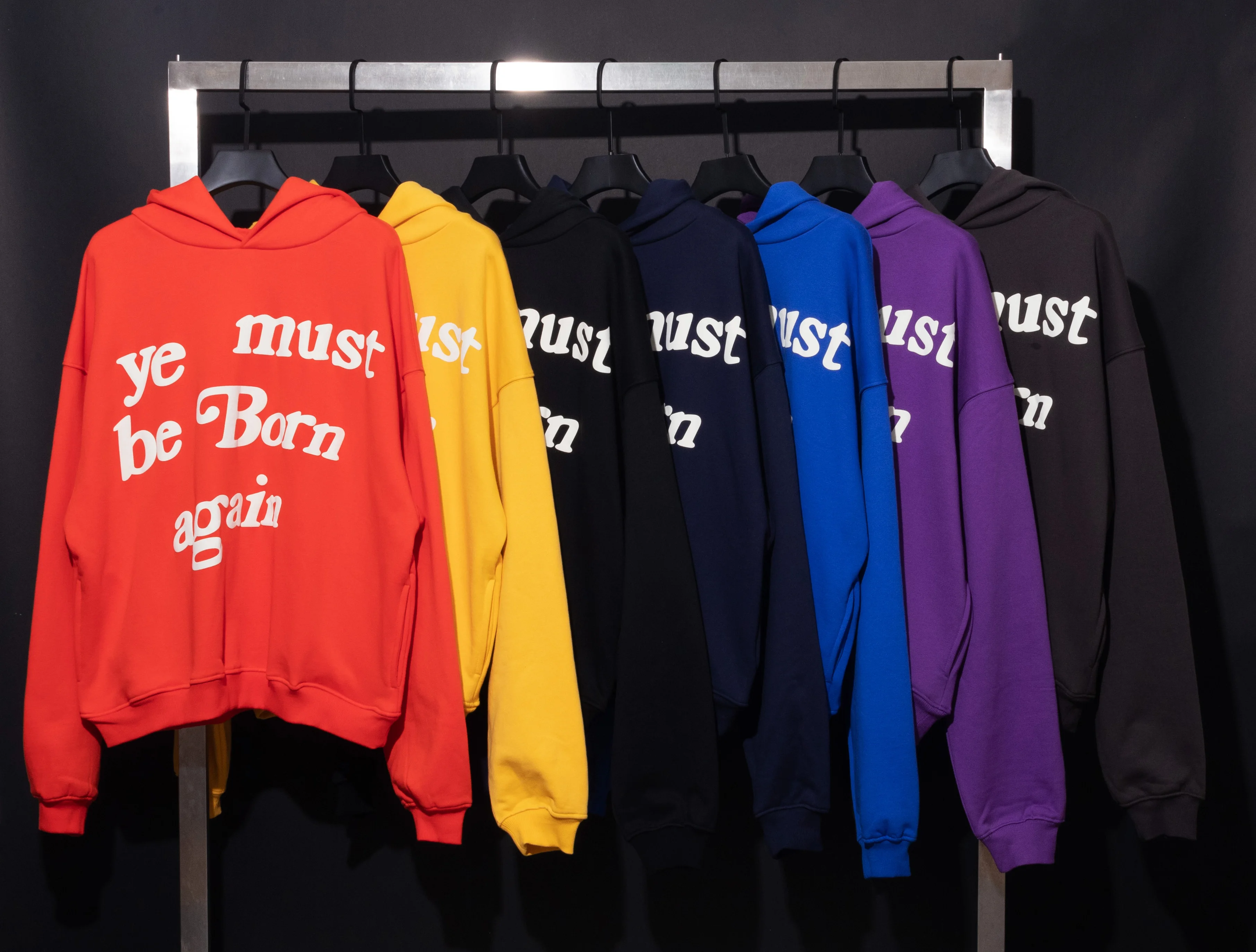 

Kanye West CPFM Ye Must Be Born Again Hoodie Men Women 1:1 High Quality Pullover Heavy Fabric Sweatshirts Embroidery Hoode