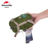 naturehike camping sleeping bag lw180 envelope portable outdoor hiking ultralight waterproof backpacking cotton sleeping bag