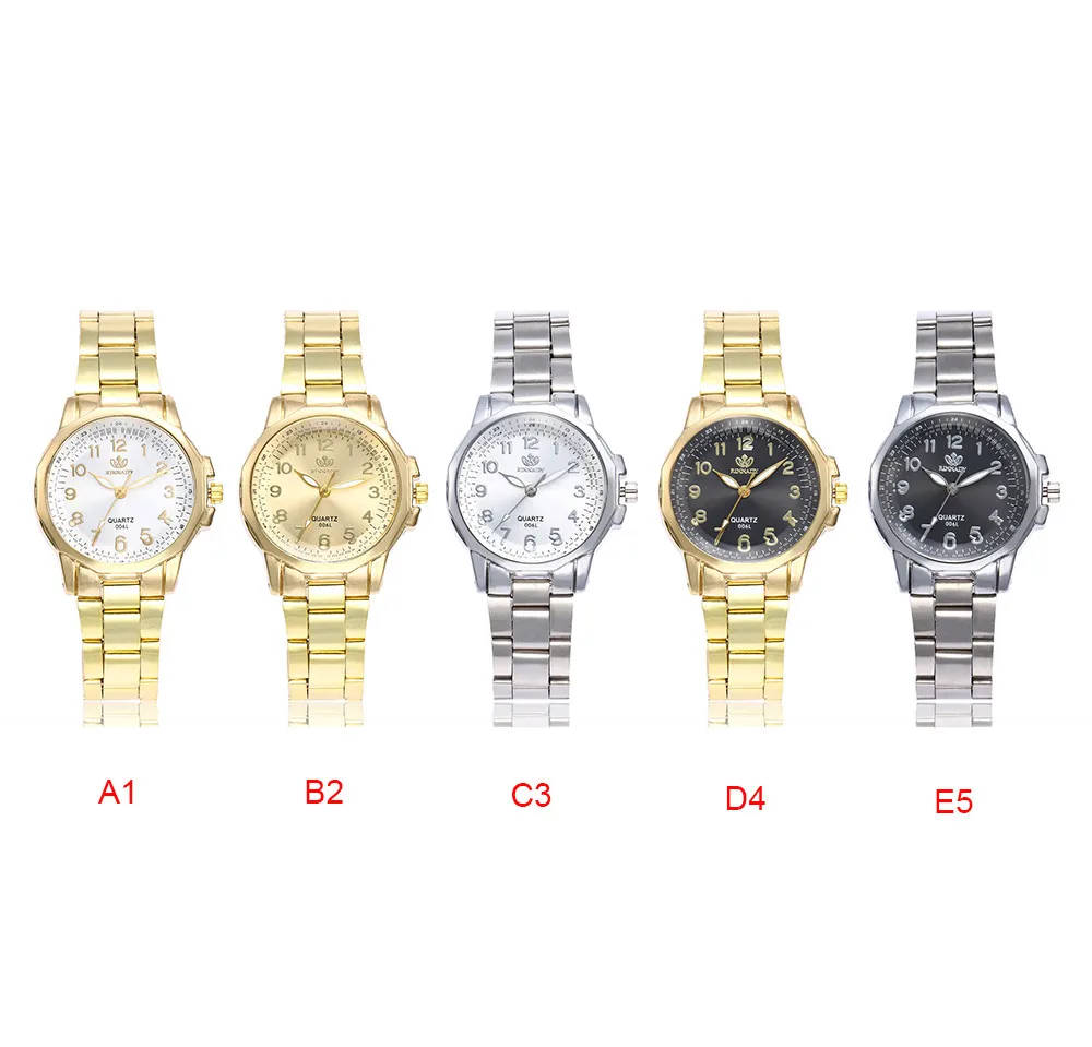 

DAIGELO Women Fashion Stainless Steel Band Analog Quartz Round Wrist Watch Watches Female