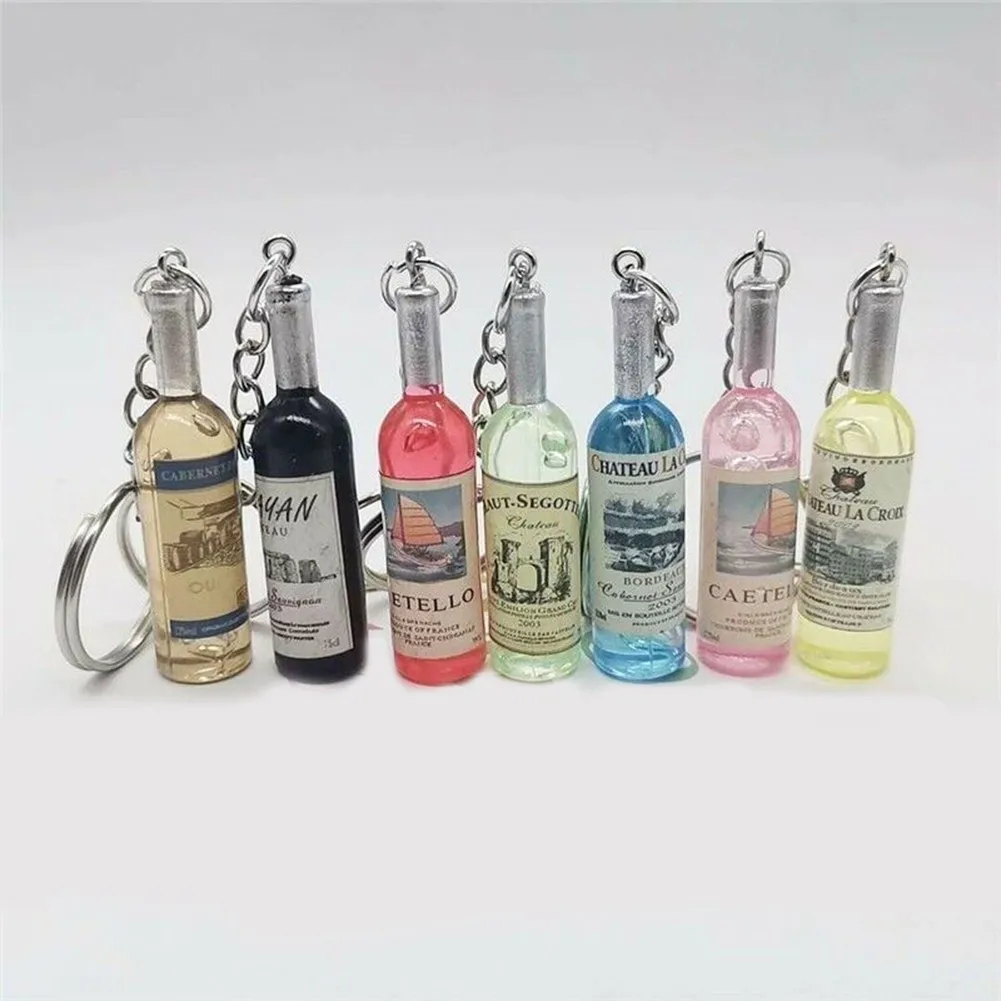 Брелок для ключей милый популярный брелок в виде бутылки из оксида азота пива