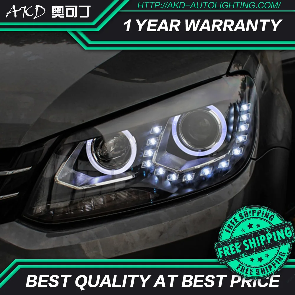 АКД автомобильного тюнинга поперечная балка для VW Touran светодиодные фары DRL