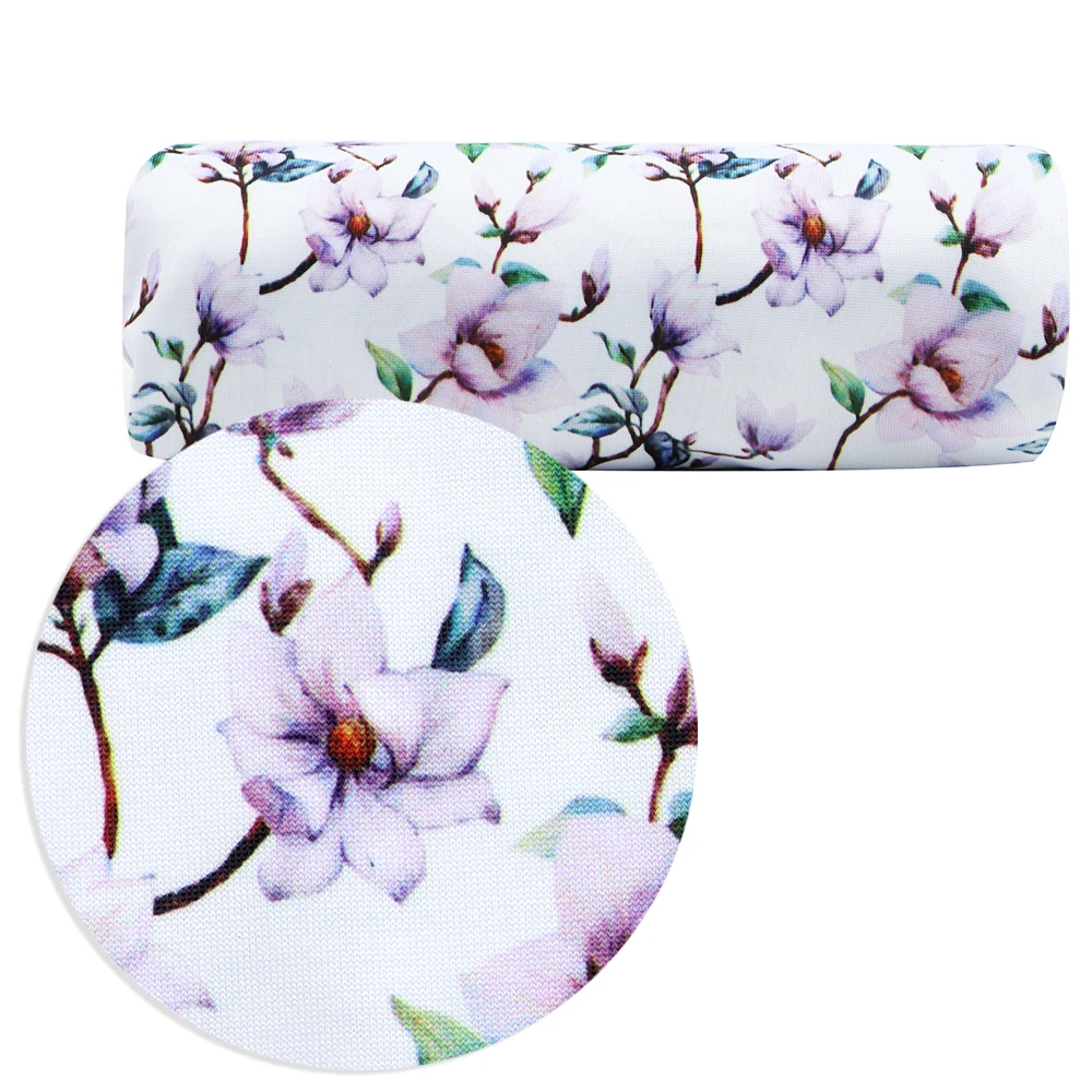 50*145 см цветок Рождество животное 4 способа стрейчевая трикотажная ткань для