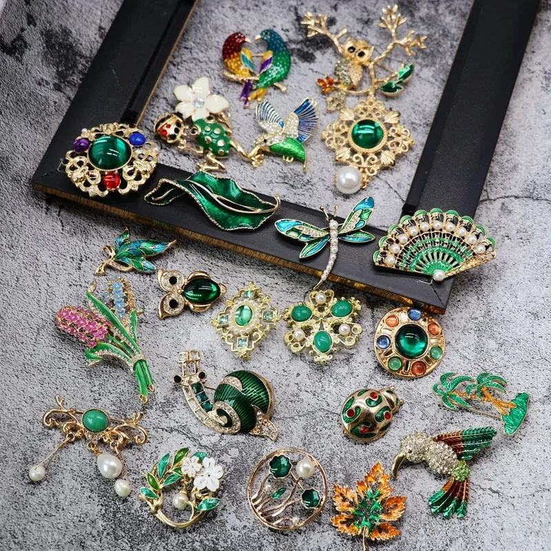 Новые винтажные Броши для женщин и девочек броши в виде животных брошь стрекозы