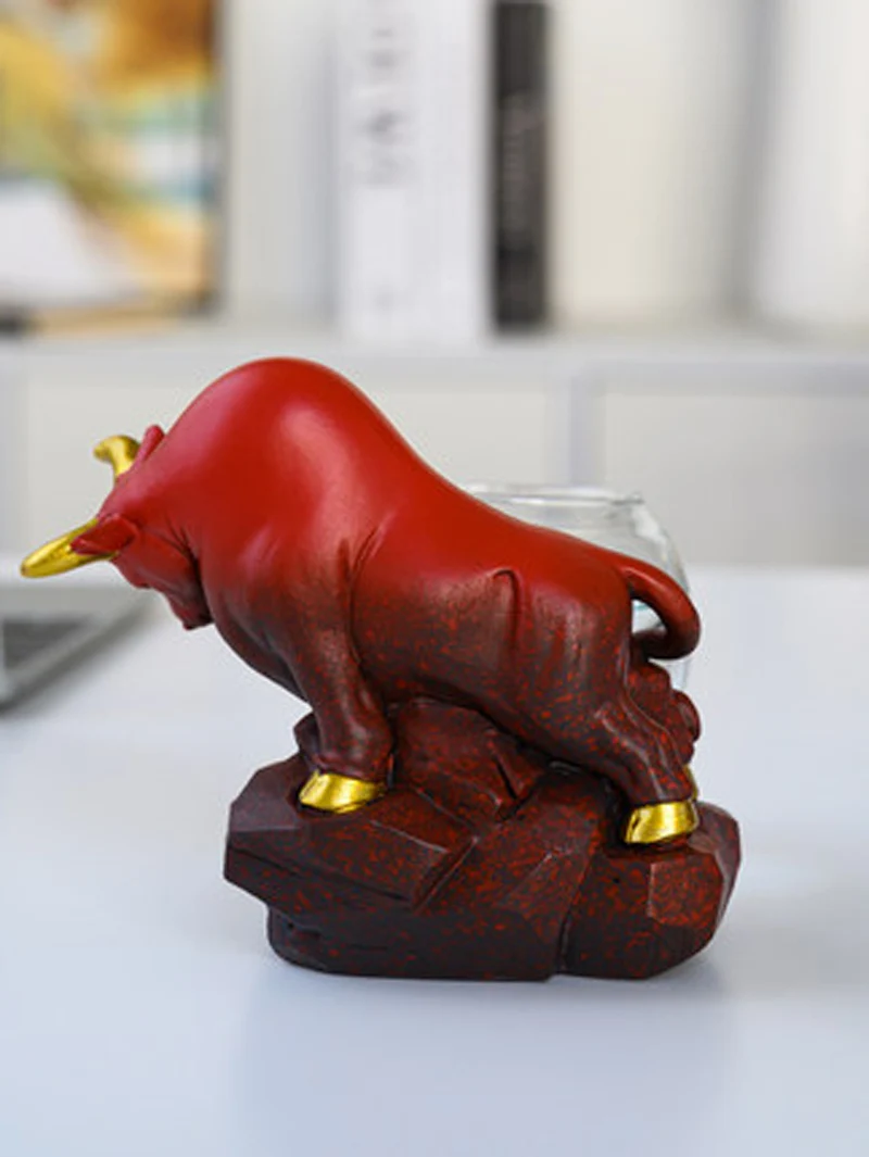 Креативные Гидропонные суккуленты из буйвола стеклянная ваза для цветов