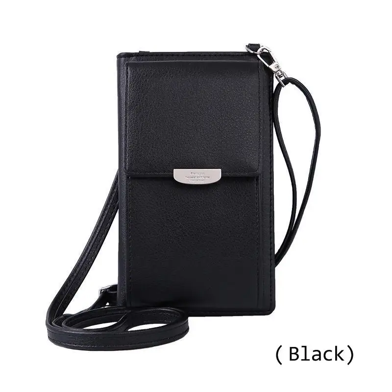 

Women's Long Wallets New Bag Fashion Credit Phone Card Holder Wallet Ladies Mobile Multi-card Messenger Banknote Shoulder Strap