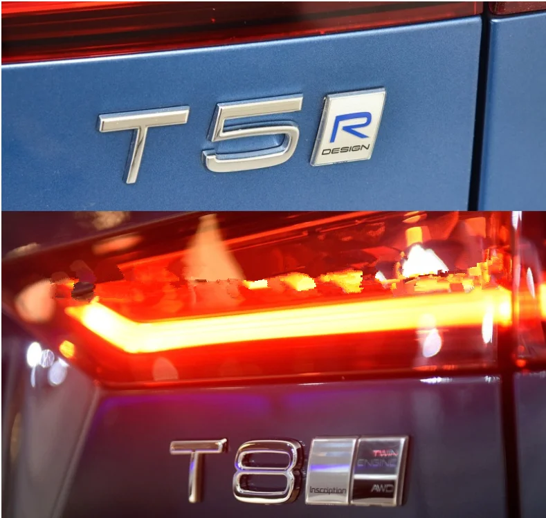 1 шт. 3D T4 T5 T6 T8 V40 V60 S60L XC60 XC90 AWD Автомобильная эмблема боковое крыло задний бампер