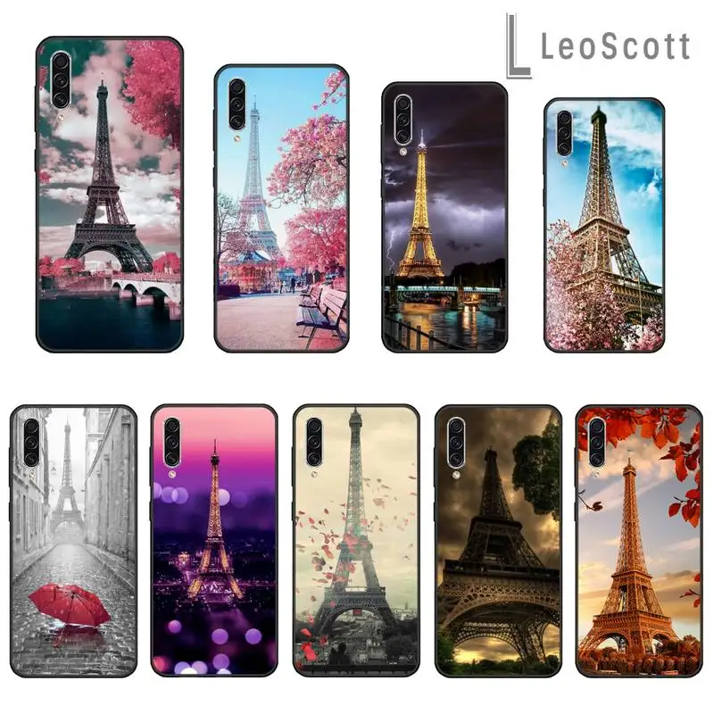 

Romantic Paris Eiffel Tower Phone Case For Samsung Galaxy A 3 6 7 8 10 21 01 11 31 91 10S 20S 30S 50S PLUS