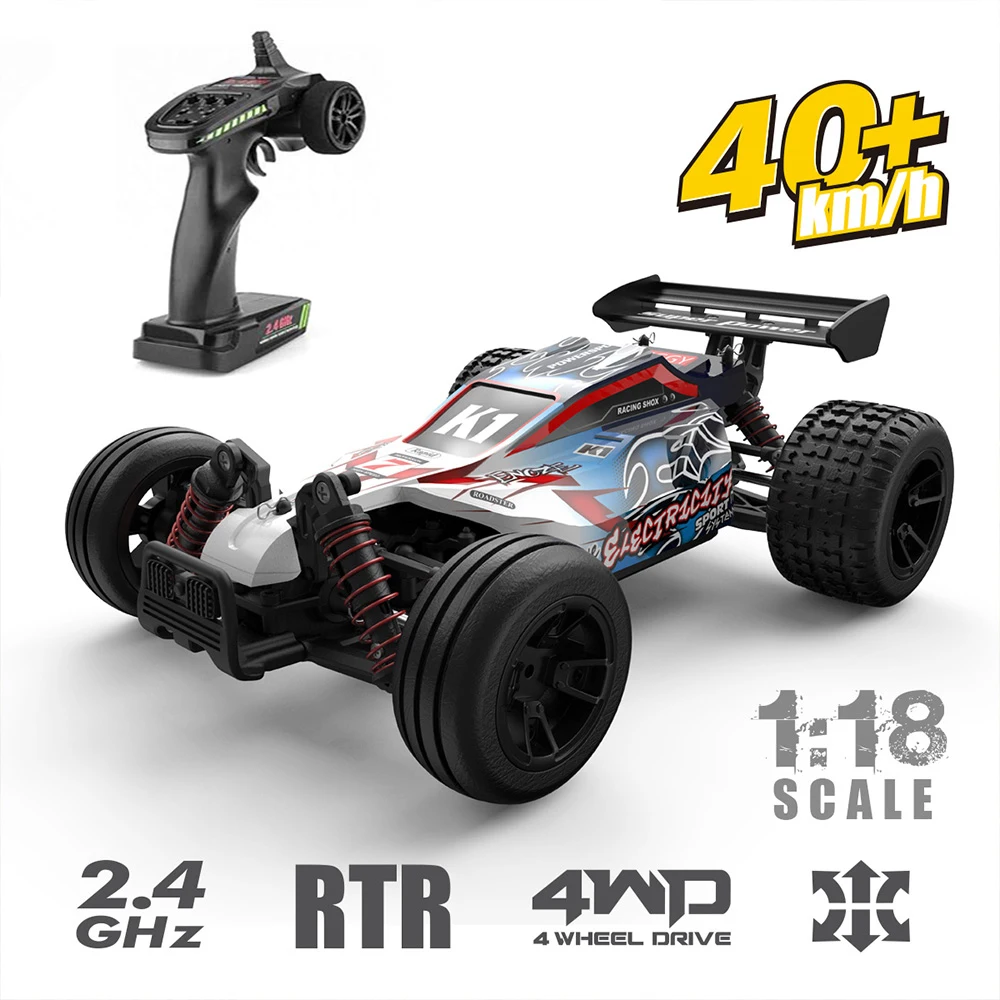

ENOZE 9306E 1:18 RC Car 2.4Ghz 40KM/H High Speed 380 Motor Off Road Car RC Trucks 4WD Vehicle RC Crawler Gifts for Adults A959-B