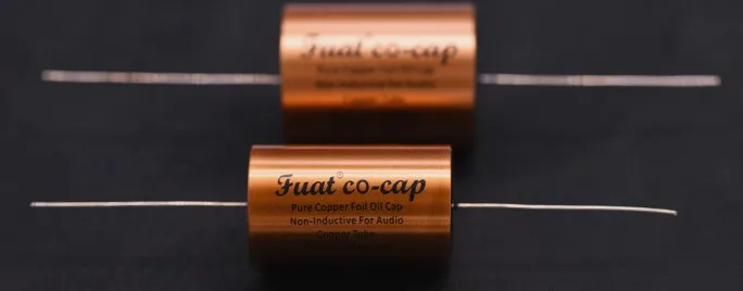 

Germany FUAT CO-CAP 630V tube amplifier coupling pure female foot copper foil copper tube oil-immersed capacitor free shipping