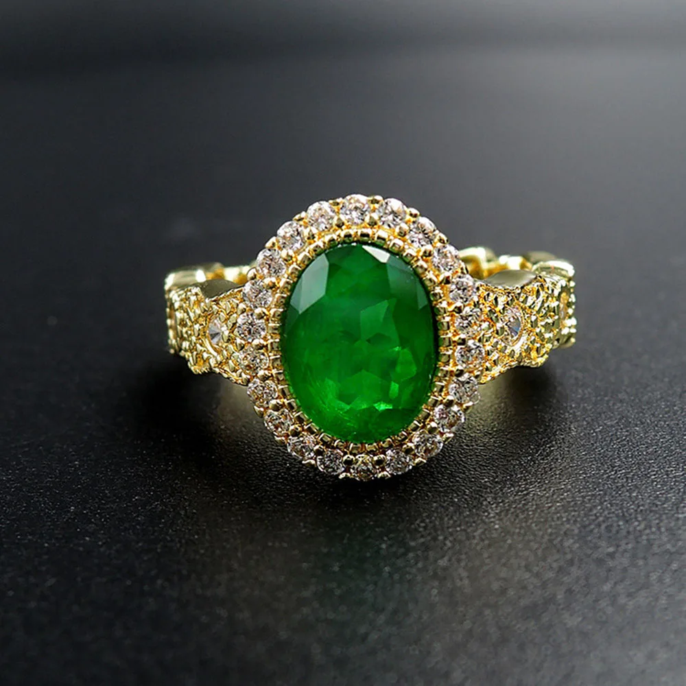 Шикарное Кольцо Shipei из 925 искусственного изумруда с танзанитом Свадебные