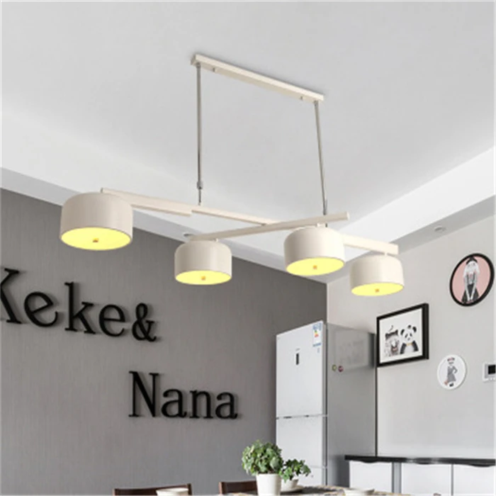

Postmodern Dining Room Lamp Study Office Dining Table Lamp LED Rotating Restaurant Chandelier Minimalist Nordic Creative Bar E27