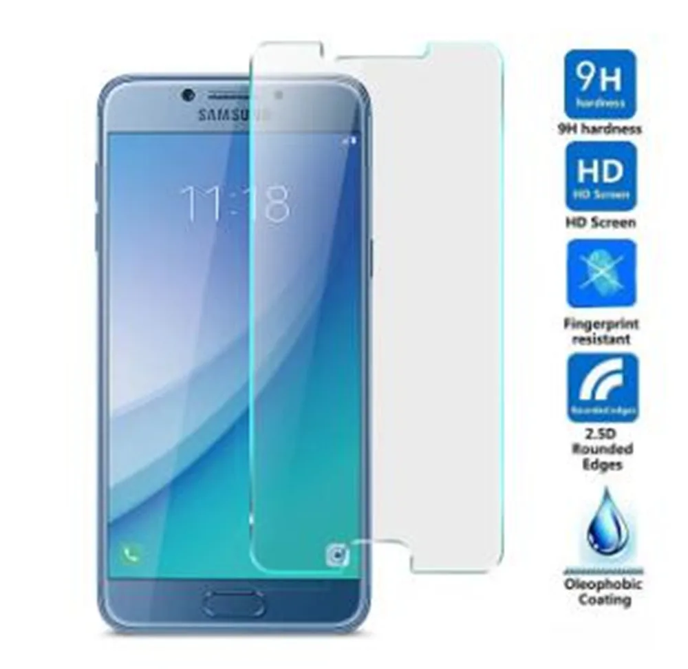 Защитная пленка из закаленного стекла для Samsung Galaxy C5 C7 C9 Pro 2017 C10 C9150 C5000 C7000 C7010 C9000