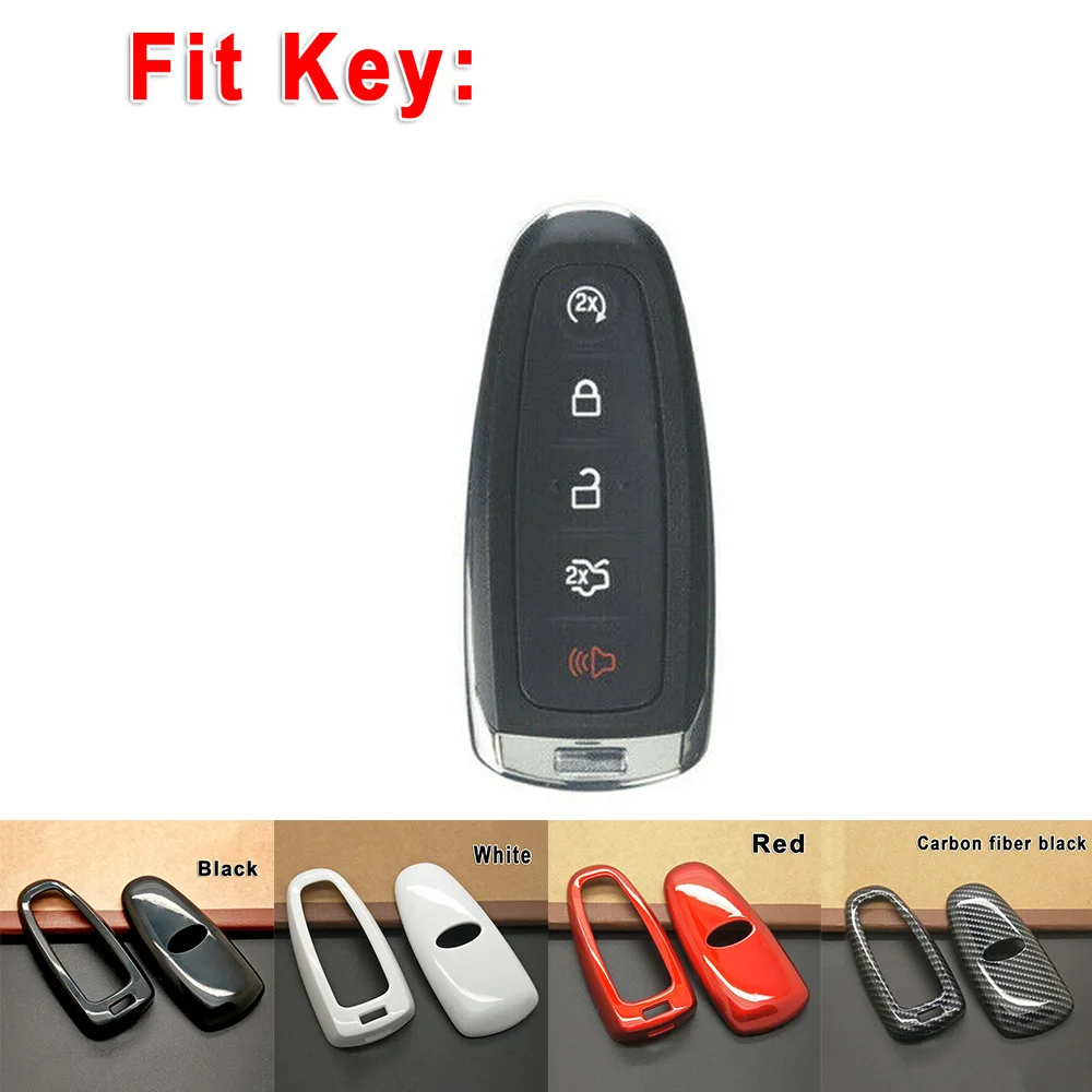 

1pc Car Key Case Decoration Cover Protector Anti-Scratch Auto Interior Accessories For Ford Focus Edge Escape