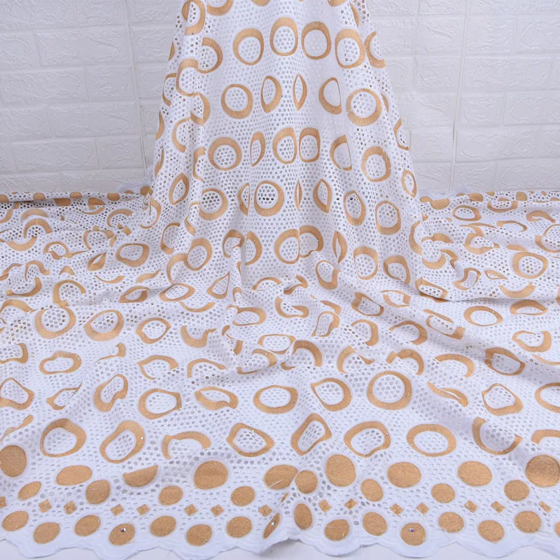 Новейшая африканская сухая хлопковая кружевная ткань 2020 Высокое качество чистая