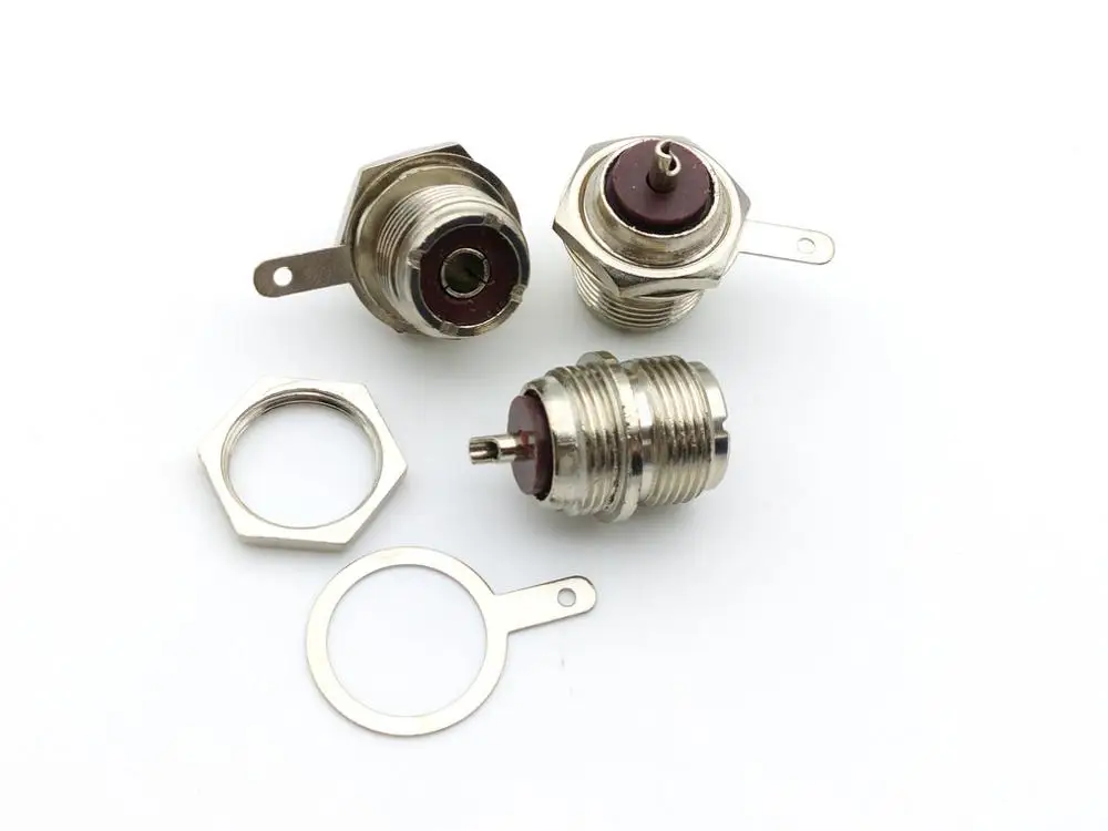 2 шт. УВЧ SO239 гнездовой разъем Переднее Крепление перегородка прямой RF припой