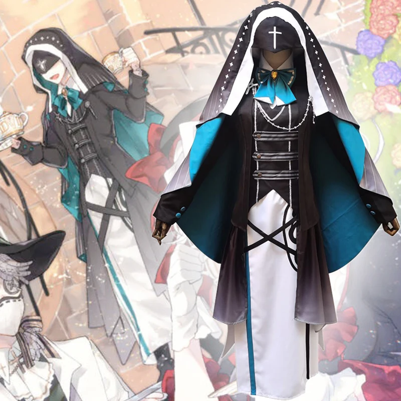 

Game Identity V Cosplay costumes Survivor Seer Eli Clark Cosplay Costume Midsummer tea party Skin Uniforms Suits Cloth Long New