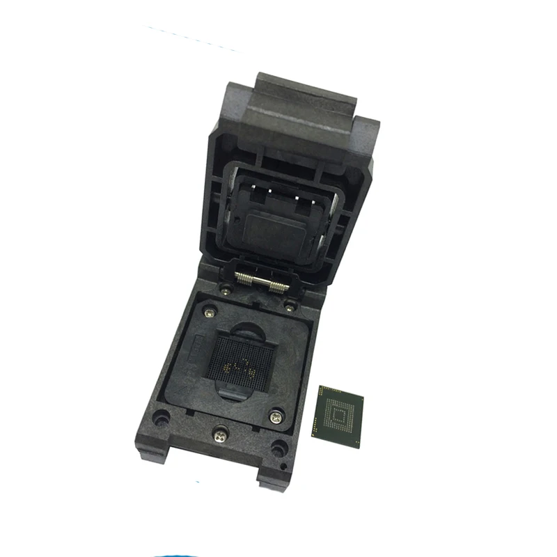 ANDK eMMC153/169 BGA153 BGA169 Burn in Socket Pin Pitch 0.5mm IC Body Size 11.5*13mm Clamshell Test Though hole adapter | Обустройство