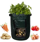 Выращивание картофеля Контейнер сумка DIY ящик для комнатных растений, из полиэтиленовой ткани посадки огородничеству утепленная горшок для овощей посадки расти Сумка для инструмента