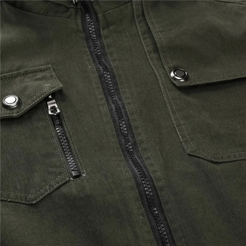 

Spring Cotton Military Uniform Jacket Men's Bomber Jacket Air Force Leisure Cargo Flight Jacket Men's Clothing Plus Size M-4XL