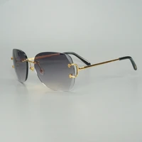 rimless sun glasses carter luxury lentes de sol sunglass men fashion shades mens glasses frame decroation sunglasses ladies