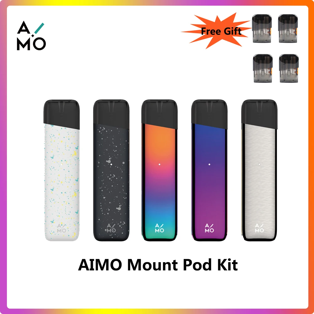 Оригинальный комплект OVNS AIMO Mount Pod 400 мА/ч испаритель для батареи 1 8 мл емкость 2 Ом