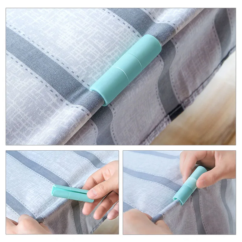 

10Pcs/Lot Bed Sheet Clips Bed Cover Holder Fastener Mattress Non-slip Gripper for Bed Sheet Multifunction Clothes Pegs cama