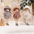Рождественские куклы-ангелы, подарок на Новый год 2022, украшения для новогодней елки, подвесные украшения, кукла 2021, рождественские украшения для дома