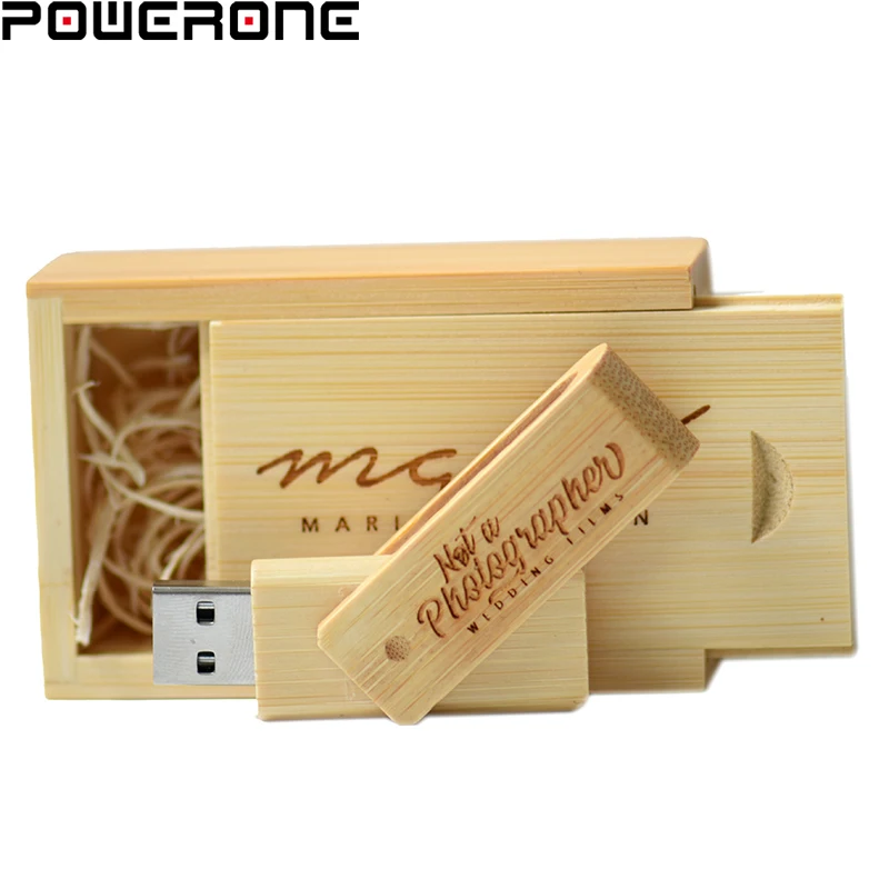 USB-флеш-накопитель POWERONE деревянный 4/8/16/32/64 ГБ | Компьютеры и офис