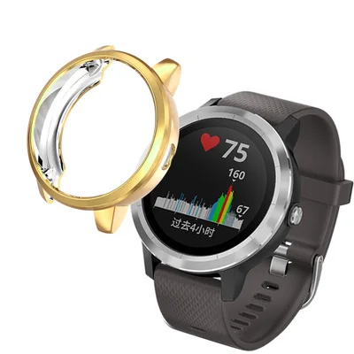 6 Чехол для смарт часов для смарт-часов Garmin vivoactive 3 полный защитный TPU чехол для Garmin vivoactive3 музыка Экран протектор для vivoactive3 - Цвет: 6