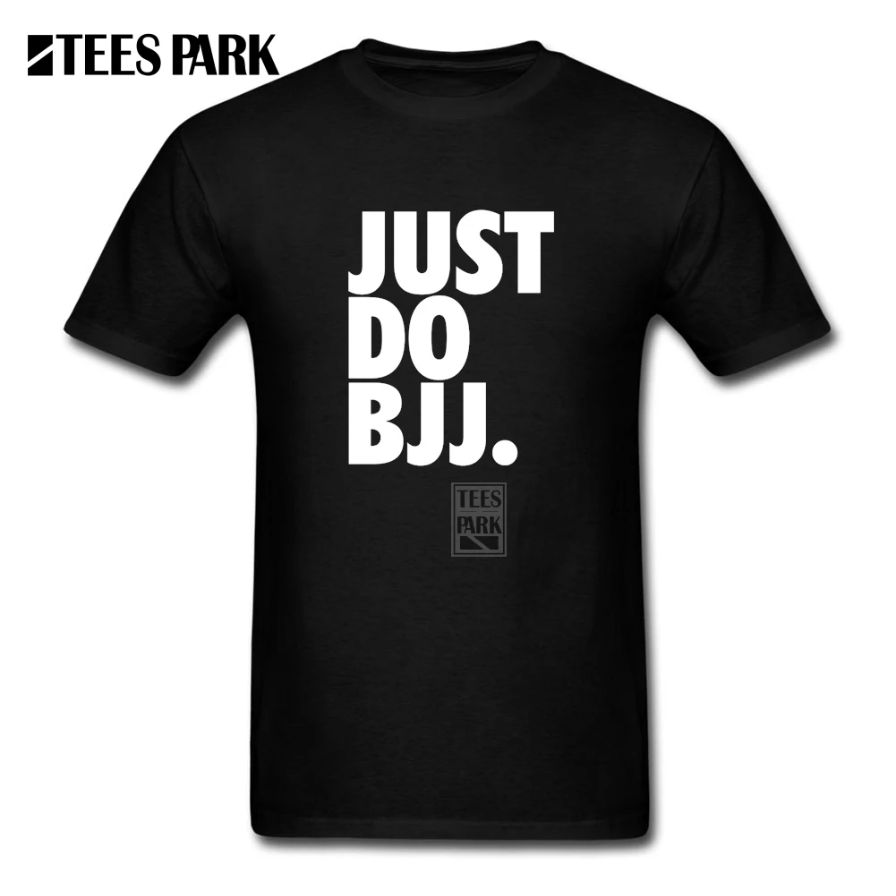Концертные футболки Just Do BJJ бразильский джиу джитсу) Hombre с круглым вырезом