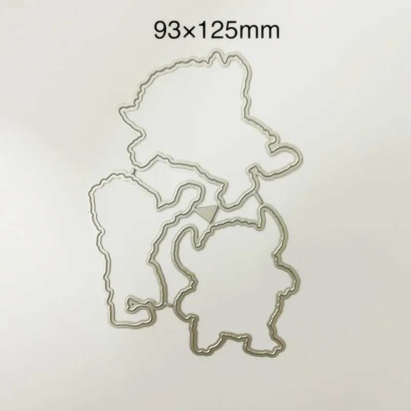 

Monster Stamps & Dies New 2021 Metal Cutting Dies Scrapbooking For Card Making Halloween Zombie Embossing Frame Stamp Set