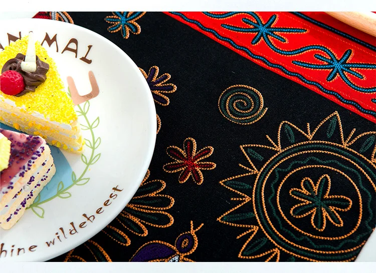 

Square Washable Modern Placemat Luxury Creativity Thicken Table Decoration Placemats Sottopiatti Kitchen Accessories EK50TM