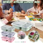 Портативный Ланч-бокс, многоразовый пластиковый контейнер с 3 отделениями для хранения пищи, для кемпинга, пикника, кухни, #4