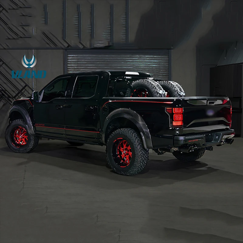 Vland заводские автомобильные аксессуары задний фонарь для Ford F150-UP полный светодиодный задний фонарь с последовательным индикатором