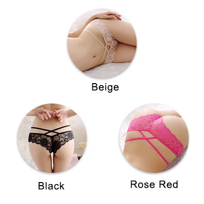 beigeblackrose UG, сексуальные женские трусики, кружевные, низкая посадка, одноцветные, сексуальные трусы, женское нижнее белье, штаны, Дамское кружевное белье, женские стринги - Цвет: beigeblackrose