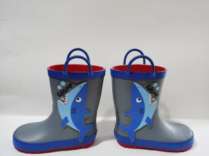 

Newest arrival fashionable round toe personalise brand cute infant baby childrens wellies with lace up