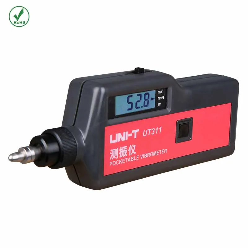 Φ UT311 Портативный ЖК Вибрационный анализатор тестер измеритель виброграф